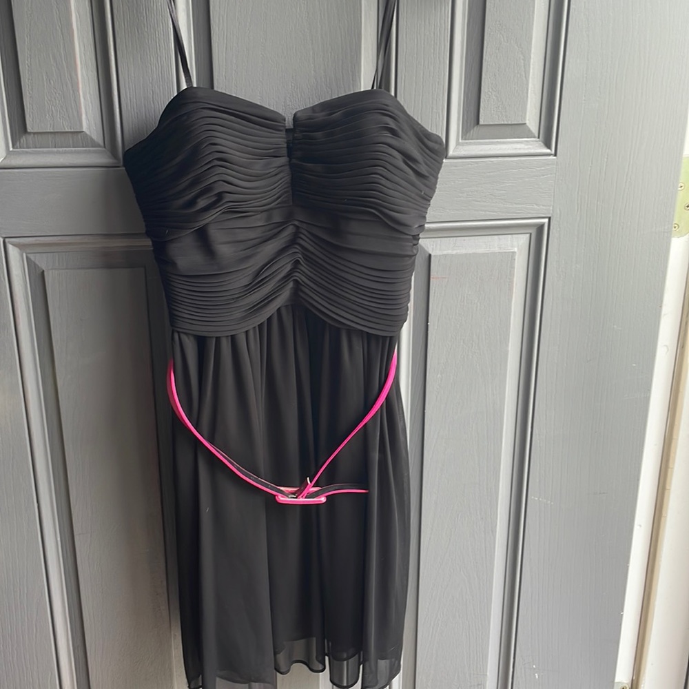 Hailey Logan Strapkess kids size 7/8 dress w belt